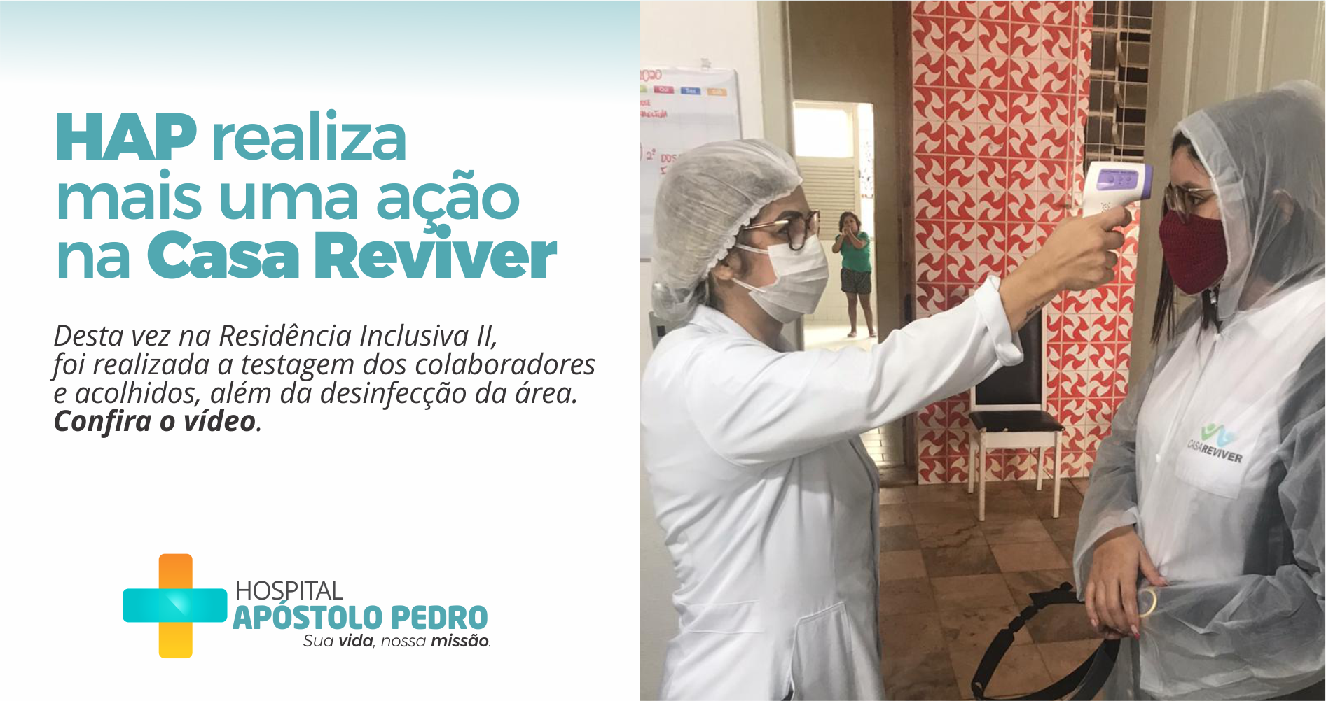 HAP promove mais uma ação na Casa Reviver