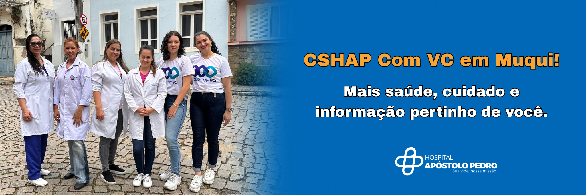 CSHAP Com VC! leva saúde e bem-estar à população de Muqui