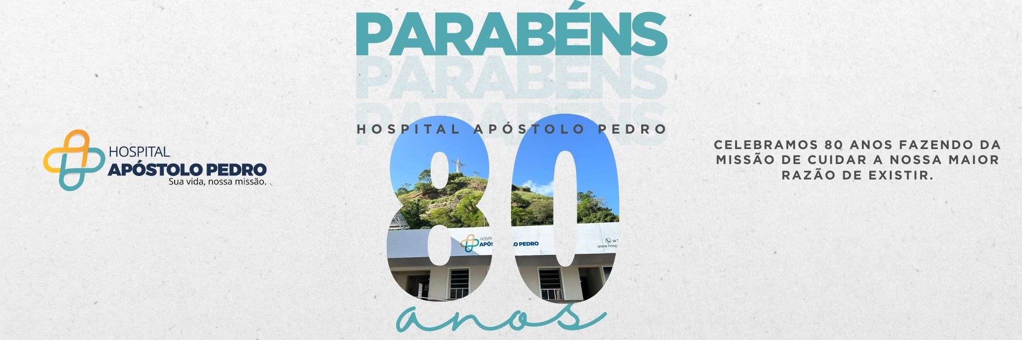 Hospital Apóstolo Pedro celebra 80 anos de história, compromisso e cuidado com a vida